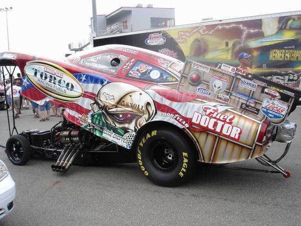 US-131 Motorsports Park - Mike Ashley Funny Car (newer photo)